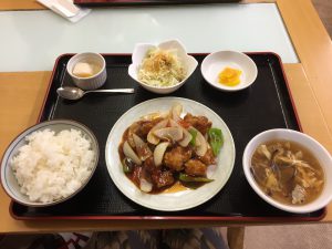 酢豚定食 900円